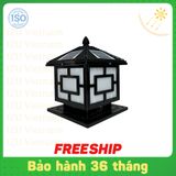  [IZU-TRC30] Đèn trụ cổng năng lượng mặt trời 30x30cm 
