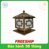  Đèn trụ cổng năng lượng mặt trời - 30x30cm - [IZU-TRC30] 