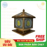  [IZU-TRTP40] Đèn năng lượng mặt trời - bóng trụ thư pháp 40x40cm 