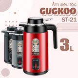  Ấm đun nước siêu tốc ST30, bình siêu tốc giữ nhiệt CUCKOO, Bình đun nước giữ nhiệt, bình thủy giữ nhiệt - ấm siêu tốc 3L 