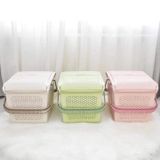  Làn nắp mây Đa Năng Việt Nhật (2604)Làn nhựa đựng đồ,giỏ đựng quần áo có nắp mây 