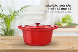  Nồi gang đúc tráng men Professional SUNHOUSE GP100MR-21 