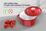  Nồi gang đúc tráng men Professional SUNHOUSE GP100MR-21 