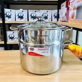  Bộ nồi xửng inox 1 đáy Dura Sunhouse SHG103-28 Chính Hãng 