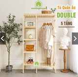  Tủ Treo Quần Áo Gỗ Morning House 5 Tầng 