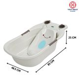  Chậu tắm ếch cho bé hàng Việt Nhật Cao Cấp -Thau tắm cho bé sơ sinh (MS:2203) 