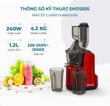  Máy ép chậm SUNHOUSE MAMA SHD5505 