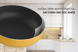  Chảo chống dính đáy từ Sunhouse SHG1120MY, SHG1124MY, SHG1126MY, SHG1128MY ( Vàng) 