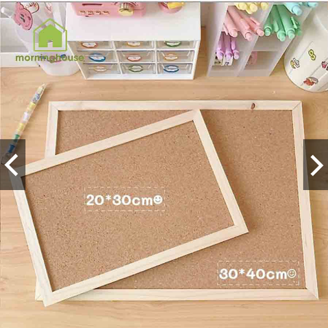  Bảng Ghim Gỗ Ghi Chú Decor Bàn Làm Việc 