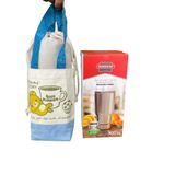  Sét Ly Giữ Nhiệt Inox 304 Sunhouse 900ml Kèm Túi Và Ống Hút 