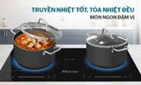  Bộ nồi siêu bền đá đáy từ Sunhouse SHG7878MB 