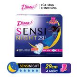  Set 5 Gói Băng Vệ Sinh Diana Sensi Night Ban Đêm 29cm (Gói 4 Miếng) 