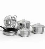  Bộ nồi chảo inox 5 đáy Sunhouse SHG998 hàng chính hãng 