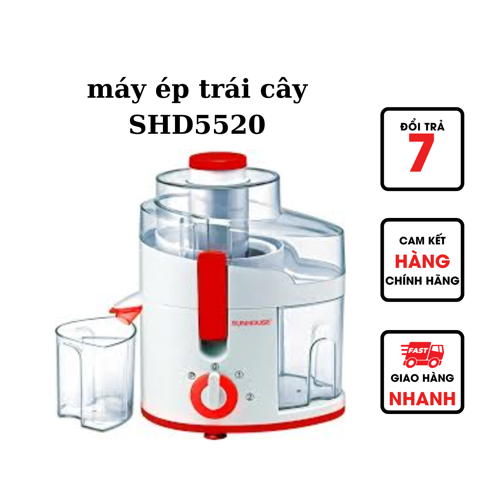  Máy Ép Trái Cây Sunhouse SHD5520 