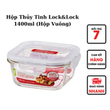  Hộp Thủy Tinh Lock&Lock 1400ml (Hộp Vuông) 