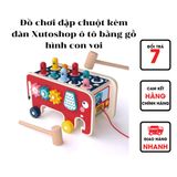  Đồ chơi đập chuột kèm đàn Xutoshop ô tô bằng gỗ hình con voi 