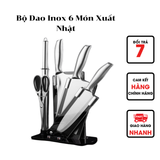  Bộ Dao Inox 6 Món Xuất Nhật 