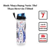  Bình Nhựa Đựng Nước Thể Thao Herevin 750ml 