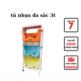  Tủ Nhựa Đa Sắc 3 Tầng Tiện Lợi 