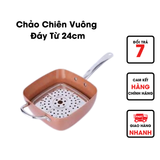  Chảo Chiên Vuông Đáy Từ 24cm 