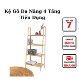  Kệ Gỗ Đa Năng 4 Tầng Tiện Dụng 