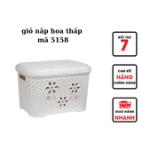  Giỏ nắp hoa Việt Nhật Tiện Lợi đựng Quần Áo Đồ Chơi 5158 
