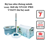  Bộ lau nhà thông minh xoay 360 độ VINASU PRO VNS177 thế hệ mới 4 bông lau 