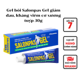  Gel bôi Salonpas Gel giảm đau, kháng viêm cơ xương tuýp 30g 