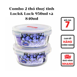  Combo 2 thố thuỷ tinh Lock& Lock 950ml và 840ml 