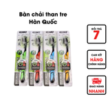  Vỉ 4 cái Bàn Chải Đánh Răng Than Tre Hoạt Tính Bossi 