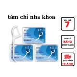  Set 3 hộp 150 tăm chỉ nha khoa vệ sinh răng miệng chuẩn y khoa 