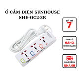  Ổ Cắm Điện Sunhouse SHE-OC2-3R 