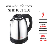  Ấm siêu tốc inox 1L8 Happy Time Sunhouse SHD1081 hàng chính hãng 