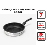  Chảo cạn inox 5 đáy Sunhouse IN20M4 