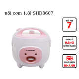  Nồi cơm điện 1.8L Sunhouse SHD8607 Chính Hãng 