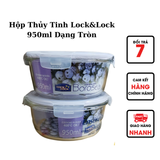  Hộp Thủy Tinh Lock&Lock 950ml Dạng Tròn 