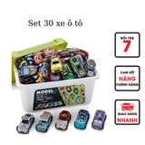  Set 30 Chiếc Ô Tô Hợp Kim Cho Bé chơi thỏa thích 