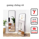  Gương chống vỡ đứng soi toàn thân có chân kết hợp treo tường decor 