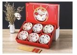 Bộ 6 Chén 6 Đũa Hình Thú Kute 