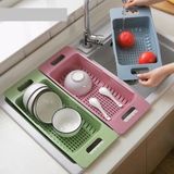  Rổ Gác Bồn Rửa Chén Xếp Gọn Đa Năng 