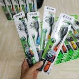  Vỉ 4 cái Bàn Chải Đánh Răng Than Tre Hoạt Tính Bossi 