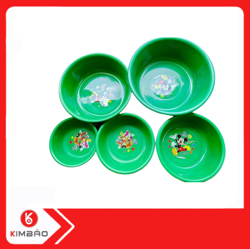  Set 5 Món Thau Nhựa Cao Cấp Gia Long 