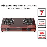  Bếp Ga Dương Kính Sunhouse Mode SHB2022-SG 