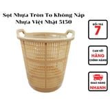  Sọt Nhựa Tròn To Không Nắp Nhựa Việt Nhật 5150 