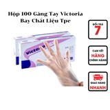  Hộp 100 Găng Tay Victoria Bay Chất Liệu Tpe 