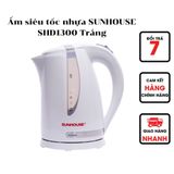  Ấm siêu tốc nhựa SUNHOUSE SHD1300 Trắng 