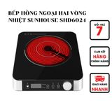  BẾP HỒNG NGOẠI HAI VÒNG NHIỆT SUNHOUSE SHD6024 