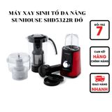  MÁY XAY SINH TỐ ĐA NĂNG SUNHOUSE SHD5322R ĐỎ 