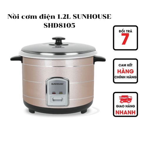  Nồi cơm điện 1.2L SUNHOUSE SHD8105 