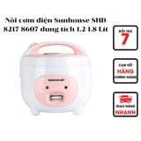  Nồi cơm điện Sunhouse SHD8217 SHD8607 dung tích 1.2-1.8 Lít 
